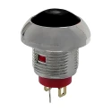 RS PRO Illuminated Miniature Push Button Switch, Momentary, Panel Mount, 13.6 mm Cutout, SPST, Red LED, IP67, 250 V 891-9867