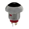 RS PRO Illuminated Miniature Push Button Switch, Momentary, Panel Mount, 13.6 mm Cutout, SPST, Red LED, IP67, 250 V 891-9867