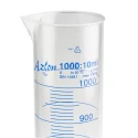 RS PRO Polymethylpentene Measuring Cylinder 1L Transparent Durable Calibration ISO 6706 DIN 12681 892-0000