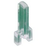 Bivar Surface 1-Way Straight Rigid LED Light Pipe Clear 2 mm VLPR-24-650-2