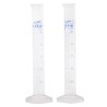 RS PRO Polymethylpentene Measuring Cylinder 25ml Transparent Laboratory Liquid Measuring Instrument 170mm Length 891-9996