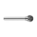 Dormer Ball Burr Carbide Rotary Tool P807 Series 4 mm Head Diameter, 3 mm Shank Diameter, 38 mm Length P8074.0X3.0