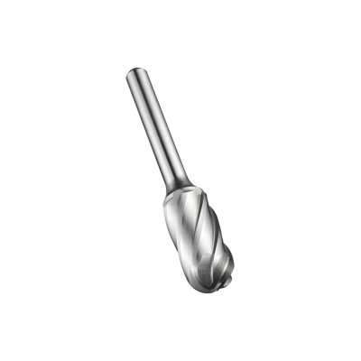 Dormer Ball Nosed Cylinder Burr, 9.6 mm Head Diameter, 6 mm Shank Diameter, 64 mm Overall Length P8359.6X6.0