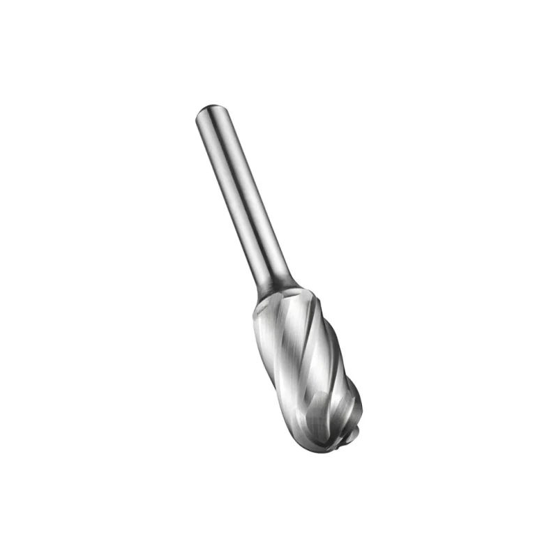 Dormer Ball Nosed Cylinder Burr, 9.6 mm Head Diameter, 6 mm Shank Diameter, 64 mm Overall Length P8359.6X6.0