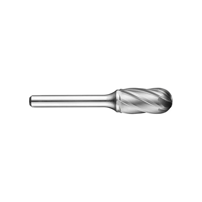 Dormer Ball Nosed Cylinder Burr, 9.6 mm Head Diameter, 6 mm Shank Diameter, 64 mm Overall Length P8359.6X6.0