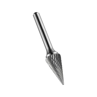 Dormer Carbide Rotary Burr Conical Head 9.6 mm Diameter 6 mm Shank Diameter 71 mm Overall Length P82312.7X6.0