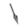 Dormer Carbide Rotary Burr Conical Head 9.6 mm Diameter 6 mm Shank Diameter 71 mm Overall Length P82312.7X6.0