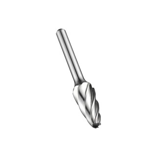 Dormer Ball Nosed Tree Burr, 12.7 mm Head Diameter, 6 mm Shank Diameter, 70 mm Length P84112.7X6.0