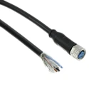 TE Connectivity Female 3 Way Straight to Unterminated Free End Sensor Actuator Cable 1.5 m 1-2273005-1