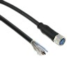 TE Connectivity Female 3 Way Straight to Unterminated Free End Sensor Actuator Cable 1.5 m 1-2273005-1