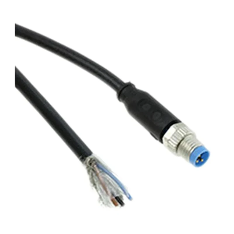 TE Connectivity Male 3 Way Straight to Unterminated Free End Sensor Actuator Cable 1.5m 60V AC IP65 IP67 1-2273004-1