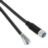 TE Connectivity Female 4 Way Straight to Unterminated Free End Sensor Actuator Cable 1.5m 30V AC 1-2273007-1