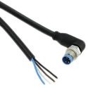 TE Connectivity Male 4 Way Right Angle to Unterminated Free End Sensor Actuator Cable 1.5 m 1-2273010-1