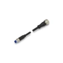 TE Connectivity Sensor Actuator Cable Female 4 Way Straight to Male 4 Way Straight 1.5 m 30V AC 1-2273109-4