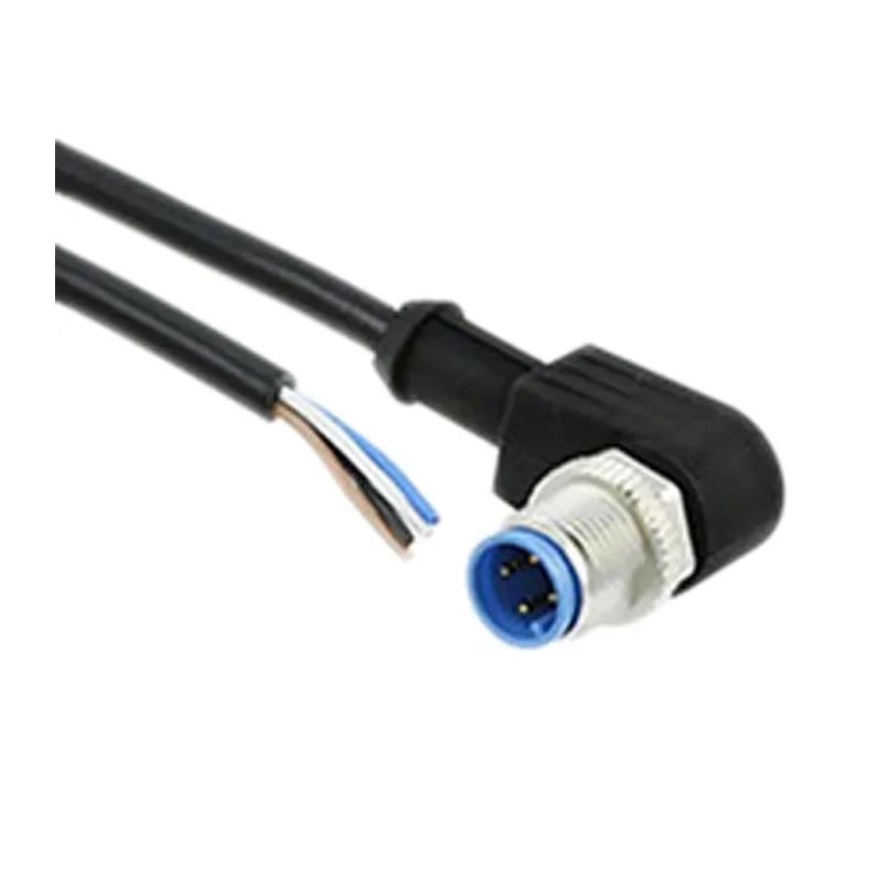 TE Connectivity Male 4 Way Right Angle to Unterminated Sensor Actuator Cable 1.5m 250V IP65 IP67 1-2273082-1