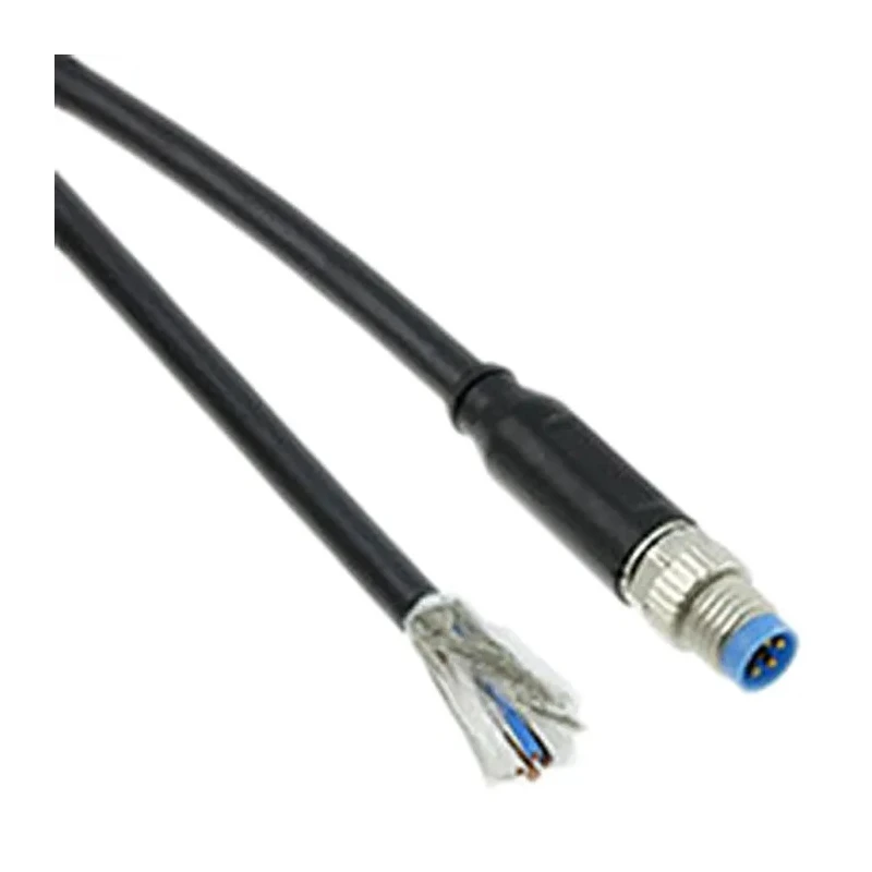 TE Connectivity Male 4 Way Straight to Unterminated Free End Sensor Actuator Cable 1.5m 30V IP65 IP67 2273006-1