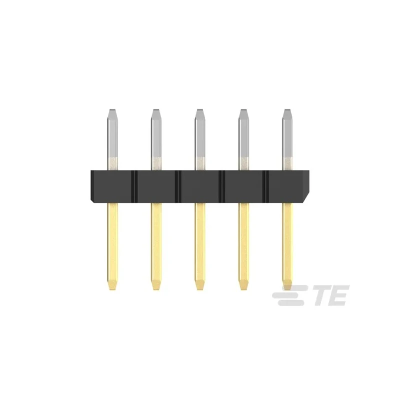 TE Connectivity AMPMODU Series Straight Through Hole Pin Header 6 Contact, 2 mm Pitch, 1 Row, Unshrouded 2355045-6
