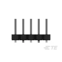 TE Connectivity AMPMODU Series Straight Surface Pin Header, 6 Contacts, 2 mm Pitch, 1 Row, Unshrouded 2842102-6