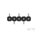 TE Connectivity AMPMODU Series Straight Surface Pin Header, 6 Contacts, 2 mm Pitch, 1 Row, Unshrouded 2842102-6