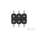 TE Connectivity AMPMODU Series Straight Surface Pin Header, 6 Contacts, 2 mm Pitch, 2 Row, Unshrouded 2842142-3