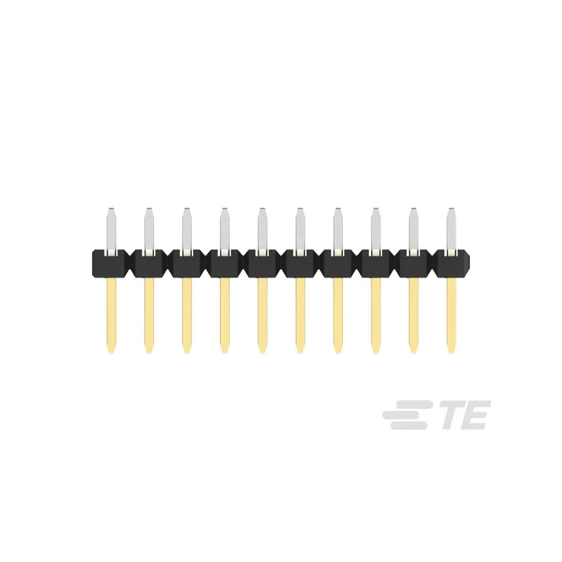 TE Connectivity AMPMODU Series Straight Through Hole Pin Header 10 Contacts 2 mm Pitch 2 Row Unshrouded 2842126-5