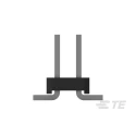 TE Connectivity AMPMODU Series Straight Surface Pin Header, 12 Contacts, 2 mm Pitch, 2 Row, Unshrouded 2842144-6