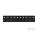 TE Connectivity AMPMODU Series Straight Through Hole PCB Socket 20-Contact 2 Row 2 mm Pitch Solder 2-2314820-0