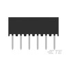 TE Connectivity AMPMODU Series Straight Through Hole PCB Socket 6-Contact 1 Row 2 mm Pitch Solder 2314878-6