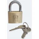 RS PRO Brass Anti-Pick Padlock 6 mm Hardened Steel Shackle, 40mm Body 195-8245