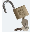 RS PRO Brass Anti-Pick Padlock 6 mm Hardened Steel Shackle, 40mm Body 195-8245