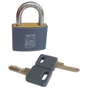 RS PRO Brass Keyed Alike Padlock, 40mm Body Width, 6mm Shackle Diameter, 22mm Shackle Length 195-8251