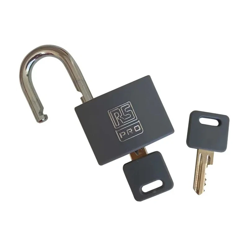 RS PRO Brass Keyed Alike Padlock, 40mm Body Width, 6mm Shackle Diameter, 22mm Shackle Length 195-8251