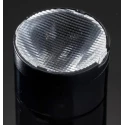 Ledil Leila Series 1-Way LED Lens Round Beam Clear Polymethyl Methacrylate 21.6mm Diameter 14.7mm Height CA11484_LXP2-O-90