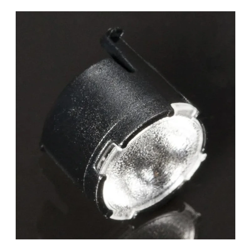 Ledil Lisa2 Series 1-Way LED Lens 80 ° Round Beam Optical Grade PMMA, Diameter 9.9mm, Height 6.6mm 