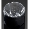 Ledil Leila Series 1-Way LED Lens 8 to 11 ° Round Beam Black Diffused 21.6mm Diameter 14.7mm Height FA11739_LXP-RS2
