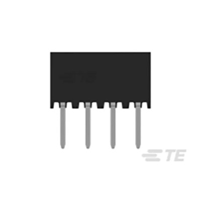 TE Connectivity AMPMODU Series Straight Through Hole PCB Socket, 8-Contact, 2 Row, 2 mm Pitch, Through Hole Mount 2314822-8
