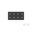 TE Connectivity AMPMODU Series Straight Through Hole PCB Socket, 8-Contact, 2 Row, 2 mm Pitch, Through Hole Mount 2314822-8
