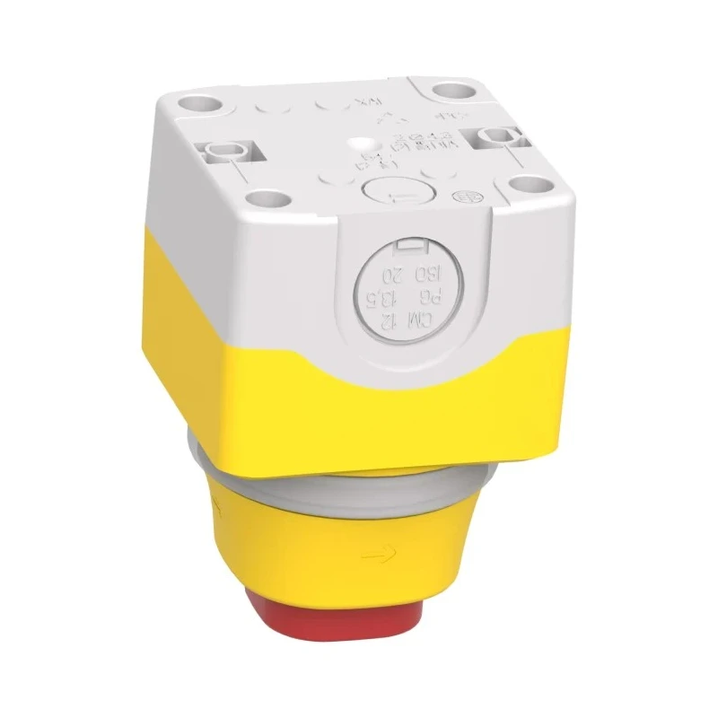 Schneider Electric Harmony Series Illuminated Turn to Release Emergency Stop Push Button, Surface Mount, 1 NO/1 XALK84W3BE