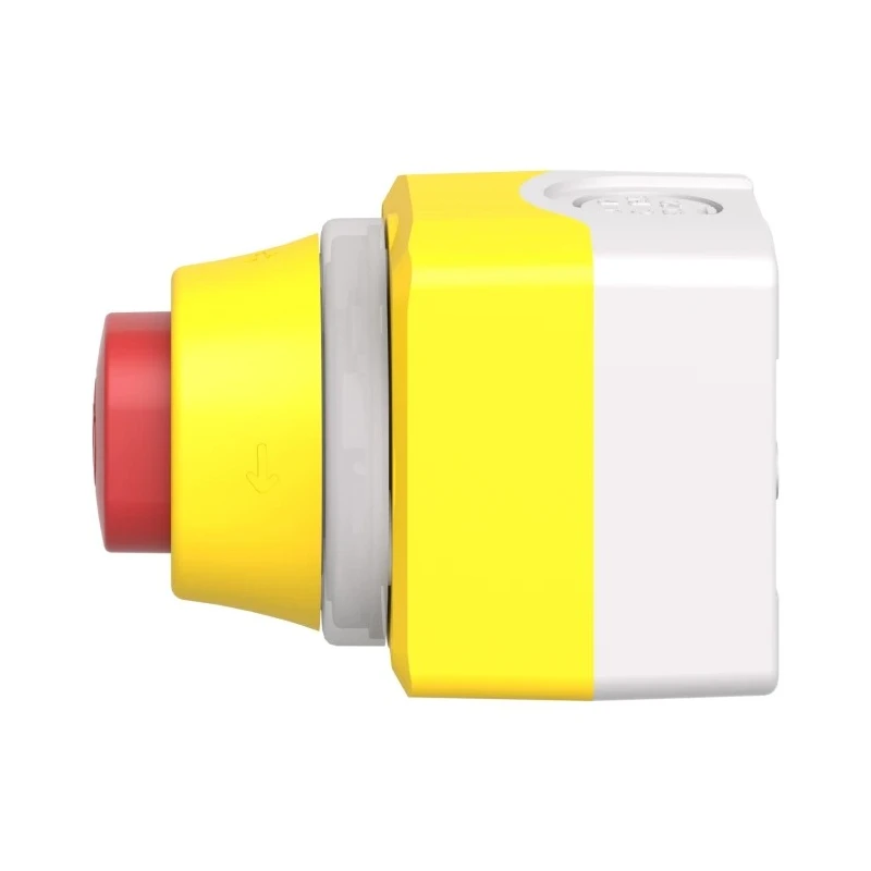 Schneider Electric Harmony Series Illuminated Turn to Release Emergency Stop Push Button, Surface Mount, 1 NO/1 XALK84W3BE