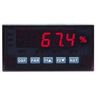 Red Lion LED Digital Panel Multifunction Meter Voltage, Current Measurement 45 mm x 92 mm PAXDP000