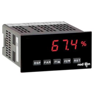 Red Lion Digital Panel Multifunction Meter for Current, Resistance, Voltage, 45 mm x 92 mm PAXD0000