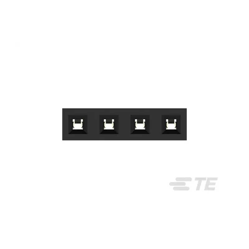 TE Connectivity AMPMODU Series Straight Through Hole PCB Socket 4-Contact 1 Row 2 mm Pitch Solder 2314878-4
