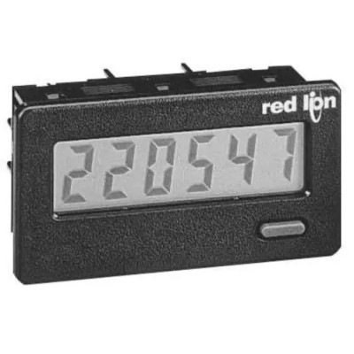 Red Lion 6 Digit Reflective LCD Counter, Automatic Reset, Front Panel Remote Reset, 28V DC, CESeries CUB4L0
