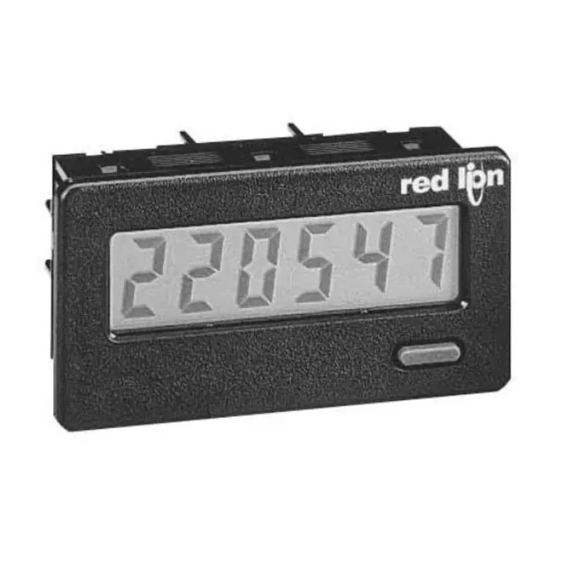 Red Lion 6 Digit Reflective LCD Counter, Automatic Reset, Front Panel Remote Reset, 28V DC, CESeries CUB4L0