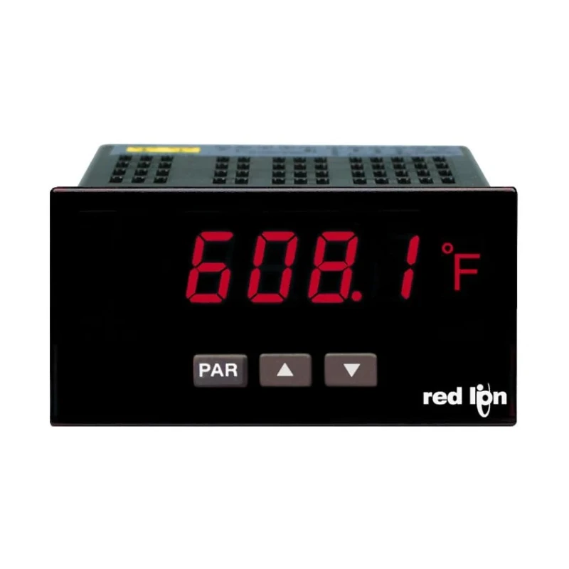 Red Lion Digital Panel Multifunction Meter for Voltage Temperature LED Display 45mm x 92mm PAXLT000