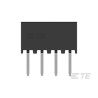 TE Connectivity AMPMODU Series 4-Contact 1 Row 2 mm Pitch Straight Through Hole PCB Socket 2314876-4