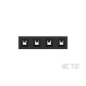 TE Connectivity AMPMODU Series 4-Contact 1 Row 2 mm Pitch Straight Through Hole PCB Socket 2314876-4