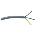 RS PRO 4 Core Data Cable 0.25 mm² 100 m Grey Polyvinyl Chloride Sheath 250V 195-9502