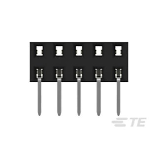 TE Connectivity AMPMODU Series Straight Through Hole PCB Socket 10-Contact 2 Row 2 mm Pitch Solder 1-2314926-0