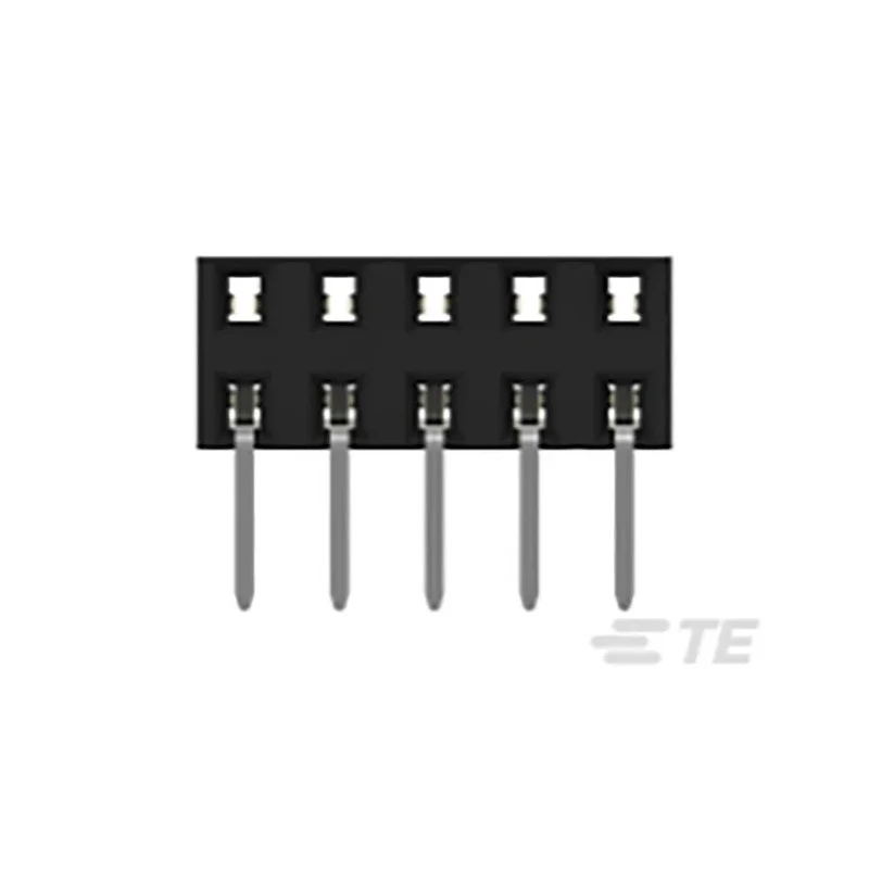 TE Connectivity AMPMODU Series Straight Through Hole PCB Socket 10-Contact 2 Row 2 mm Pitch Solder 1-2314926-0